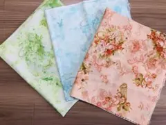 ★YUWAカットクロス★岡本洋子デザイン3種 花かご柄