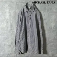 MICHAEL TAPIA アメリカ製 ストライプシャツ 長袖 N1282