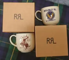 RRL - RRL ウィングド ロゴ マグカップ ラルフローレン RRL ウィングド ロゴ マグカップ ラルフローレン ダブルアール