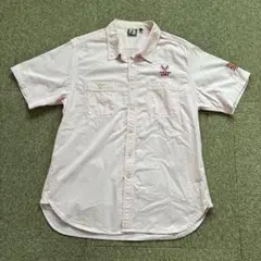 AVIREX 半袖シャツ US ARMY AIR CORPS ピンク