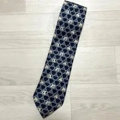 ミッキーマウス柄シルク100%ネクタイ
