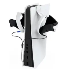 【新品・未使用】for PS5 vr2充電ケーブル+コントローラ収納フック