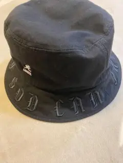 KANGOL x AK-69 バケットハット 刺繍 ブラック L 希少 限定 KANGOL x AK-69 バケットハット 刺繍 ブラック L