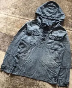 限定モデル LIMITED EDITION RRL シャンブレー パーカー S