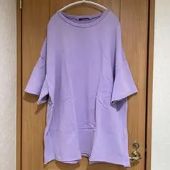 ✨non-hedge✨ダメージ加工✨ワンピース✨チュニック✨パープルビックサイズ