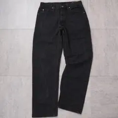 Wrangler ラングラー W34 ブラックデニム ボトム 黒 13162