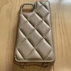 ベージュ 手帳型 iPhone11ケース カードポケット付き