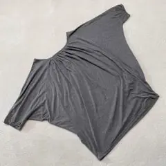 Nerveux Femme カットソー 半袖 ドルマンスリーブ グレー LL