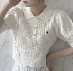 新品タグ付き dazzlin POLO BCSコラボ　ポロニット☆