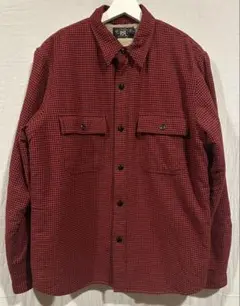 RRL（ダブルアールエル）チェックシャツ　裏ボア　M