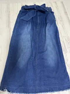 レイカズン ブルーデニムロングスカート Mサイズ