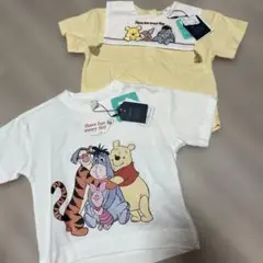 新品未使用　バースデイ　cottoli プーさん　Tシャツ 90 まとめ売り