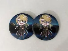 からぴち たっつんさん 魔法学園 デフォ 缶バッジ 2つセット カラフルピーチ