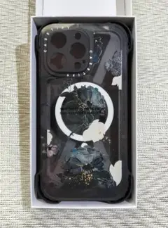 CASETiFY iPhone 15 ProMax ウルトラバウンスケース 黒花