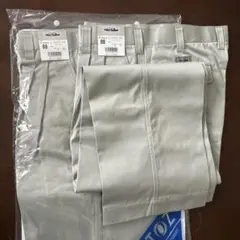 お買い得！新品ワークパンツ w88 アースグレー股下74。　2枚セット