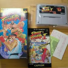 良品　ストリートファイター2　箱説明書付き