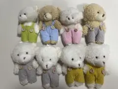 新品　テディベア くまのぬいぐるみ8体セット