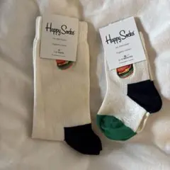 Happy Socks 靴下　ハンバーガー　キッズ7-9歳　ベビー0-12