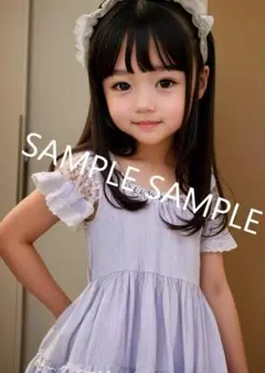 AI 美女ポスター　A４サイズ　2枚セット　写真印画紙　ロリ　16