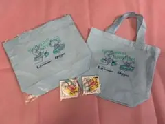 Kidzania ららぽーと トートバッグ　キッザニア 福岡　缶バッチ