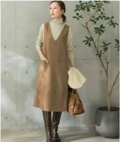URBAN RESEARCH ROSSO 『UR TECH』ジャンパーワンピース