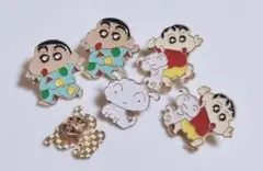 クレヨンしんちゃんバッジ6点セット☆★