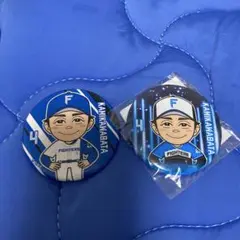 日ハム 上川畑大悟 缶バッジ