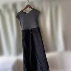 ELLENCARE DUE ノースリーブロングワンピース Fサイズ