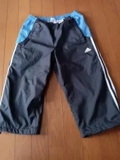 adidas ハーフパンツ 黒/青