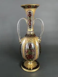 MOSER モーゼル ボヘミアン クリスタル 鹿 花瓶 手彫り フラワーベース MOSER モーゼル ボヘミアン クリスタル 鹿 花瓶 手彫り フラワー