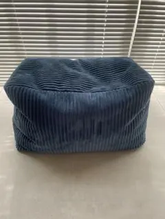 HUGME ビーズオットマン Navy