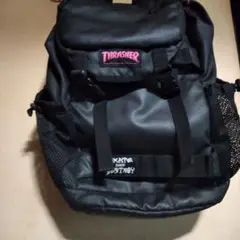 THRASHER スケートボードバックパック ブラック