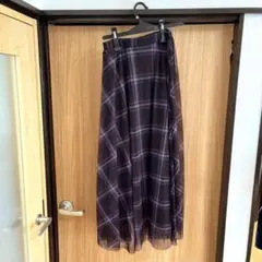 未使用品。大人っぽいチュールスカートです。