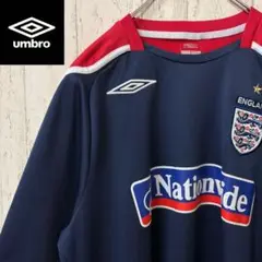 【激レア】サッカー　イングランド代表　ゲームシャツ　ユニフォーム　UMBRO