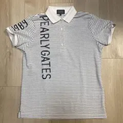 PEARLY GATES ストライプ ポロシャツ サイズ1