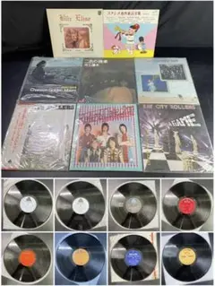 レコード 8点1セット ベイ・シティ・ローラーズ 井上陽水 岸洋子 他 洋楽 邦