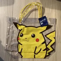 新品デッドストック　ピカチュウ　ビニールバッグ　日本製　レトロ　90年代　当時物