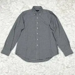『美品』ラルフローレン ギンガムチェック ボタンダウンシャツシャツ Sポニー刺繍