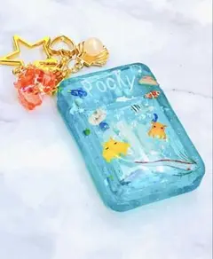 めんだこシャカシャカシェイカー レジンポッキー　キーホルダー