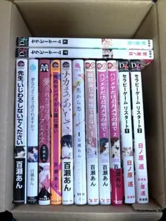 百瀬あん　日ノ原巡　先生　まとめ売り　13冊 ナカまで愛して　セラピーゲーム
