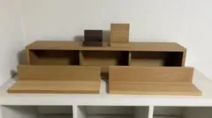 《無印良品》壁に付けられる家具。5点セット
