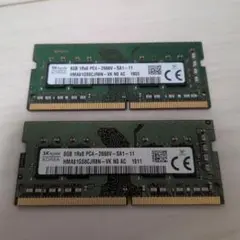 SK hynix DDR4 8GB×2枚 16GB ノートPC用 動作確認済