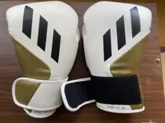 adidas ボクシンググローブ 10オンス ホワイト/オリーブ