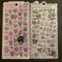 マイメロ クロミ うるちゅるポップシール ふわふわドロップシール 2つセット