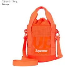 DSMG購入　正規品supreme cinchバッグ　オレンジ新品未使用品 DSMG購入正規品supreme cinchバッグオレンジ新品未使用品