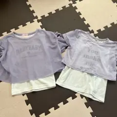 女の子 トップス 2点セット