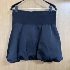 バルーンシルエット ブラック ミニスカート M