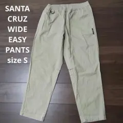 古着 SANTACRUZ ワイドイージーパンツ S ベージュ サンタクルーズ