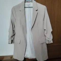 H&M ベージュ テーラードジャケット
