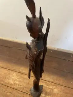 木彫り オブジェ ビンテージ和物